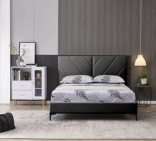 Load image into Gallery viewer, Greatime B2009 Modern Platform Bed Queen, Black (More Colors Available)