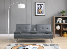 Load image into Gallery viewer, Greatime FL2601 Leatherette Convertible Sleeping Sofa (More Colors Available)