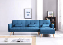 Load image into Gallery viewer, Greatime S2601 Fabric Convertible Sectional Sofa (More Colors Available)