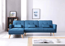 Load image into Gallery viewer, Greatime S2601 Fabric Convertible Sectional Sofa (More Colors Available)