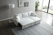 Load image into Gallery viewer, Greatime S2602 Fabric Convertible Sectional Sofa (More Colors Available)