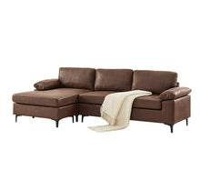 Load image into Gallery viewer, Greatime S2901 vintage fabric reversible sectional Sofa (More color available)