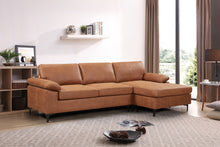 Load image into Gallery viewer, Greatime S2901 vintage fabric reversible sectional Sofa (More color available)