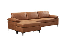 Load image into Gallery viewer, Greatime S2901 vintage fabric reversible sectional Sofa (More color available)