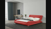 Load and play video in Gallery viewer, Greatime B1070 Contemporary Upholstered Platform Bed (More Colors Available)
