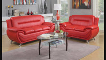 Load and play video in Gallery viewer, Greatime SS2301 leatherette Modern Sofa/Loveseat/Chair (More Colors Available)