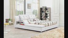 Load and play video in Gallery viewer, Greatime B2003 Modern Platform Bed with Side rail Storage (More Colors Available)