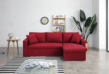 Load image into Gallery viewer, Greatime S2602 Fabric Convertible Sectional Sofa (More Colors Available)