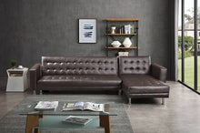Load image into Gallery viewer, Greatime S2605 Leatherette Convertible Sectional Sofa (More Colors Available)