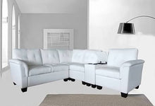 Load image into Gallery viewer, Greatime S2304  Vinyl Sectional Sofa (More Colors Available)