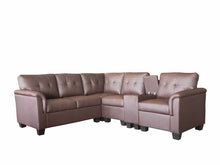 Load image into Gallery viewer, Greatime S2304  Vinyl Sectional Sofa (More Colors Available)