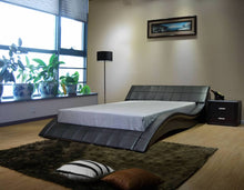 Load image into Gallery viewer, Greatime B1041-1 Wave-like Shape Upholstered Modern Platform Bed (More Colors Available)
