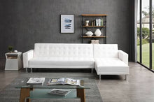 Load image into Gallery viewer, Greatime S2605 Leatherette Convertible Sectional Sofa (More Colors Available)