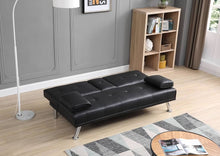 Load image into Gallery viewer, Greatime FL2601 Leatherette Convertible Sleeping Sofa (More Colors Available)