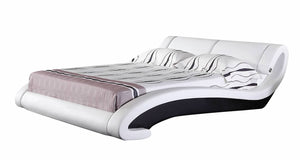 Luxury Platform Bed with S-shape Modern Design B2001