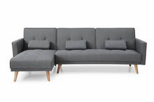 Load image into Gallery viewer, Greatime S2601 Fabric Convertible Sectional Sofa (More Colors Available)
