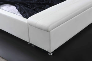 Greatime B2008 Modern Platform Bed with Siderail Storage (More Colors Available)