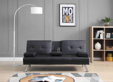 Load image into Gallery viewer, Greatime FL2601 Leatherette Convertible Sleeping Sofa (More Colors Available)