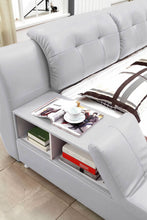 Load image into Gallery viewer, Greatime B2003 Modern Platform Bed with Side rail Storage (More Colors Available)