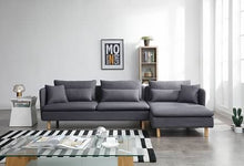 Load image into Gallery viewer, Greatime S2604 Fabric Reversible Sectional Sofa (More Colors Available)