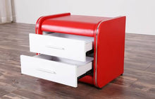 Load image into Gallery viewer, Greatime NL1002 Modern Vinyl Nightstand (More Colors Available)