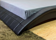 Load image into Gallery viewer, Greatime B1041-1 Wave-like Shape Upholstered Modern Platform Bed (More Colors Available)