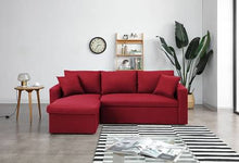 Load image into Gallery viewer, Greatime S2602 Fabric Convertible Sectional Sofa (More Colors Available)