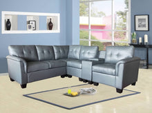 Load image into Gallery viewer, Greatime S2304  Vinyl Sectional Sofa (More Colors Available)
