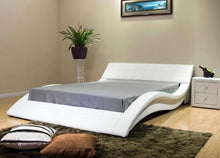 Load image into Gallery viewer, Greatime B1041-1 Wave-like Shape Upholstered Modern Platform Bed (More Colors Available)