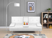 Load image into Gallery viewer, Greatime FL2601 Leatherette Convertible Sleeping Sofa (More Colors Available)