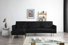 Load image into Gallery viewer, Greatime S2601 Fabric Convertible Sectional Sofa (More Colors Available)