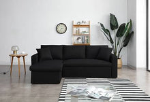 Load image into Gallery viewer, Greatime S2602 Fabric Convertible Sectional Sofa (More Colors Available)