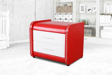Load image into Gallery viewer, Greatime NL1002 Modern Vinyl Nightstand (More Colors Available)