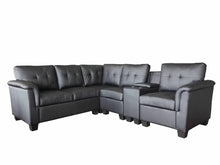 Load image into Gallery viewer, Greatime S2304  Vinyl Sectional Sofa (More Colors Available)