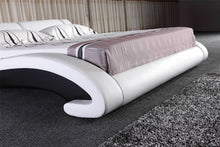 Load image into Gallery viewer, Luxury Platform Bed with S-shape Modern Design B2001