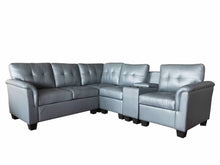 Load image into Gallery viewer, Greatime S2304  Vinyl Sectional Sofa (More Colors Available)