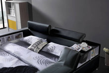 Load image into Gallery viewer, Greatime B2008 Modern Platform Bed with Siderail Storage (More Colors Available)