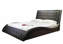 Load image into Gallery viewer, Greatime B1136-2 Wave-like Shape Upholstered Modern Platform Bed (More Colors Available)