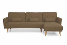 Load image into Gallery viewer, Greatime S2601 Fabric Convertible Sectional Sofa (More Colors Available)