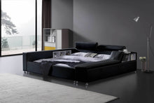 Load image into Gallery viewer, Greatime B2008 Modern Platform Bed with Siderail Storage (More Colors Available)