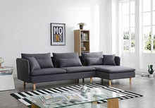 Load image into Gallery viewer, Greatime S2604 Fabric Reversible Sectional Sofa (More Colors Available)