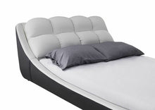 Load image into Gallery viewer, Modern Platform Bed with Padded Headboard B2407