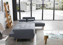 Load image into Gallery viewer, Greatime S2601 Fabric Convertible Sectional Sofa (More Colors Available)
