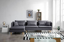 Load image into Gallery viewer, Greatime S2604 Fabric Reversible Sectional Sofa (More Colors Available)