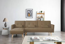 Load image into Gallery viewer, Greatime S2601 Fabric Convertible Sectional Sofa (More Colors Available)