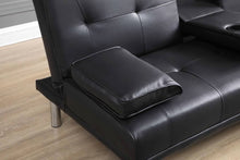 Load image into Gallery viewer, Greatime FL2601 Leatherette Convertible Sleeping Sofa (More Colors Available)