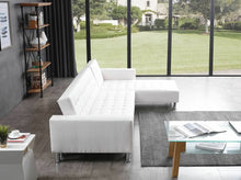 Load image into Gallery viewer, Greatime S2605 Leatherette Convertible Sectional Sofa (More Colors Available)