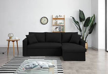 Load image into Gallery viewer, Greatime S2602 Fabric Convertible Sectional Sofa (More Colors Available)