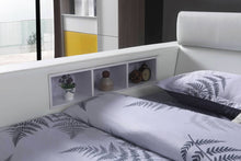 Load image into Gallery viewer, Greatime B2008 Modern Platform Bed with Siderail Storage (More Colors Available)