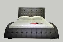 Load image into Gallery viewer, Greatime B1136-2 Wave-like Shape Upholstered Modern Platform Bed (More Colors Available)